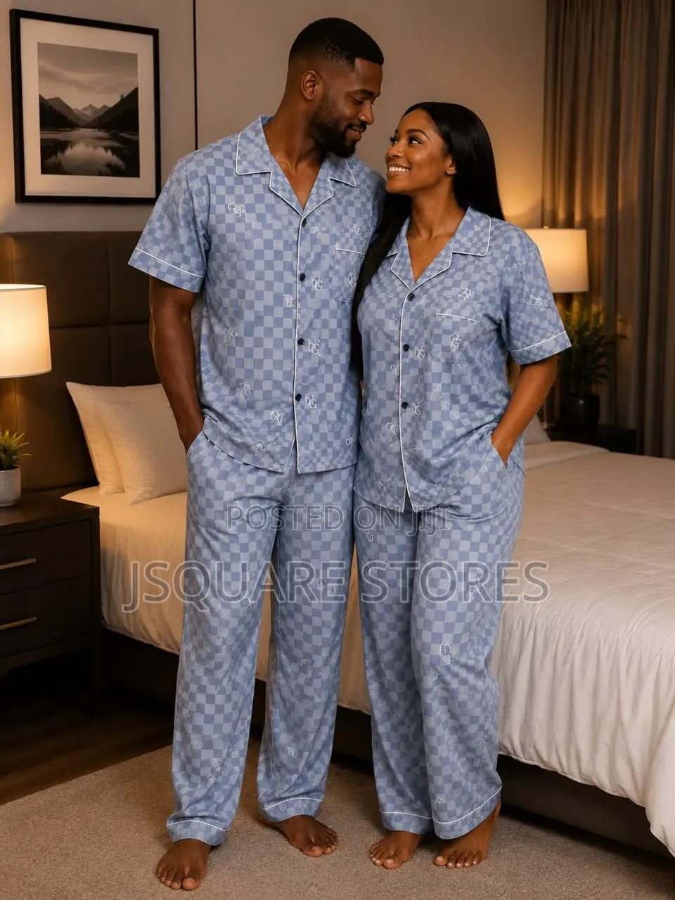 Unisex Sleepwear or Pyjamas. Can Serve as Couples Sets