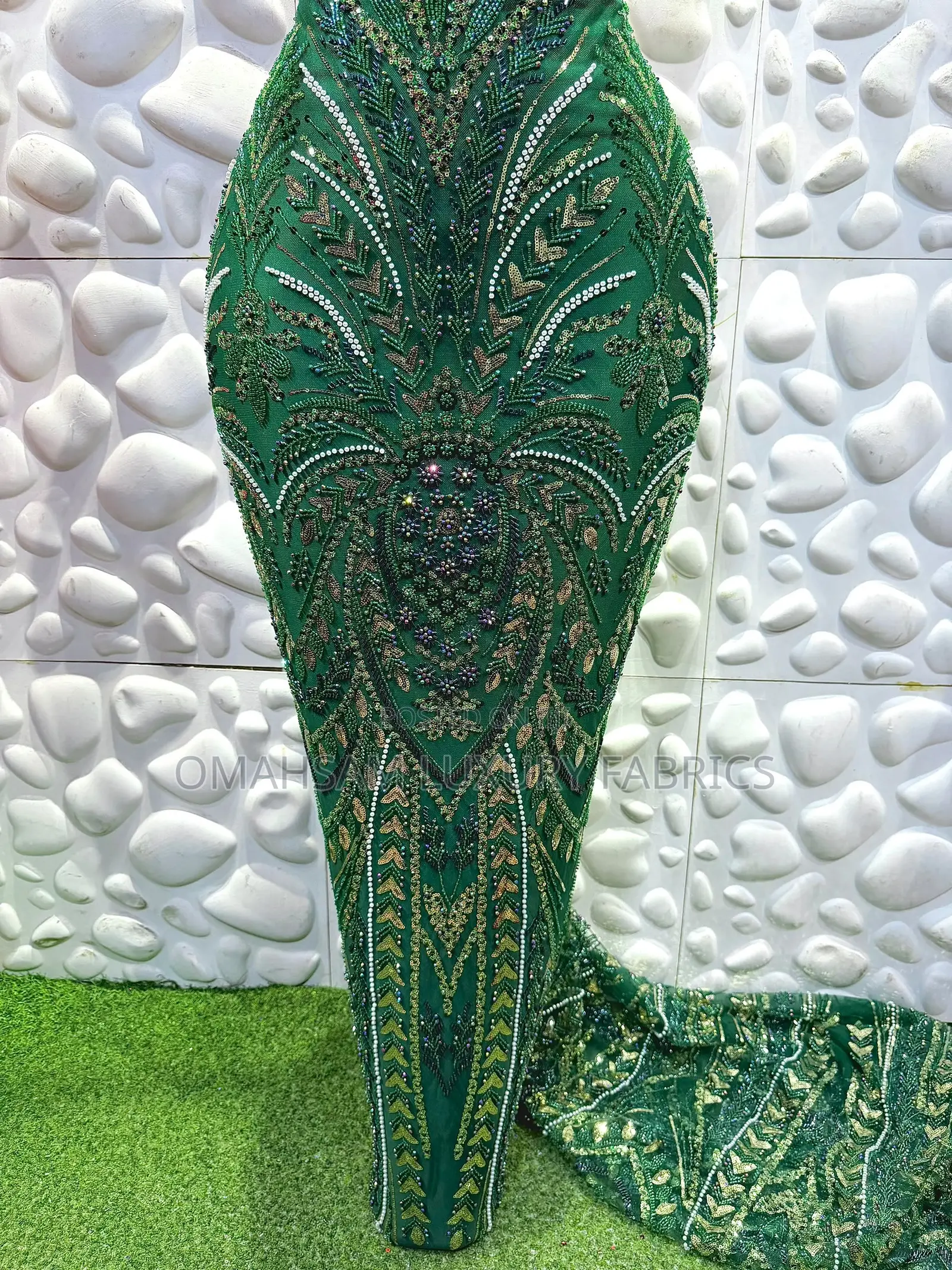 Luxury Hand Beaded Lace