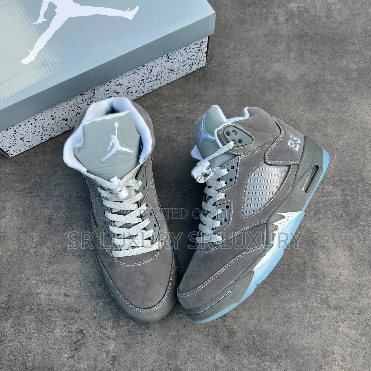 Premium Air Jordan 5 Retro Cool Grey Sneakers