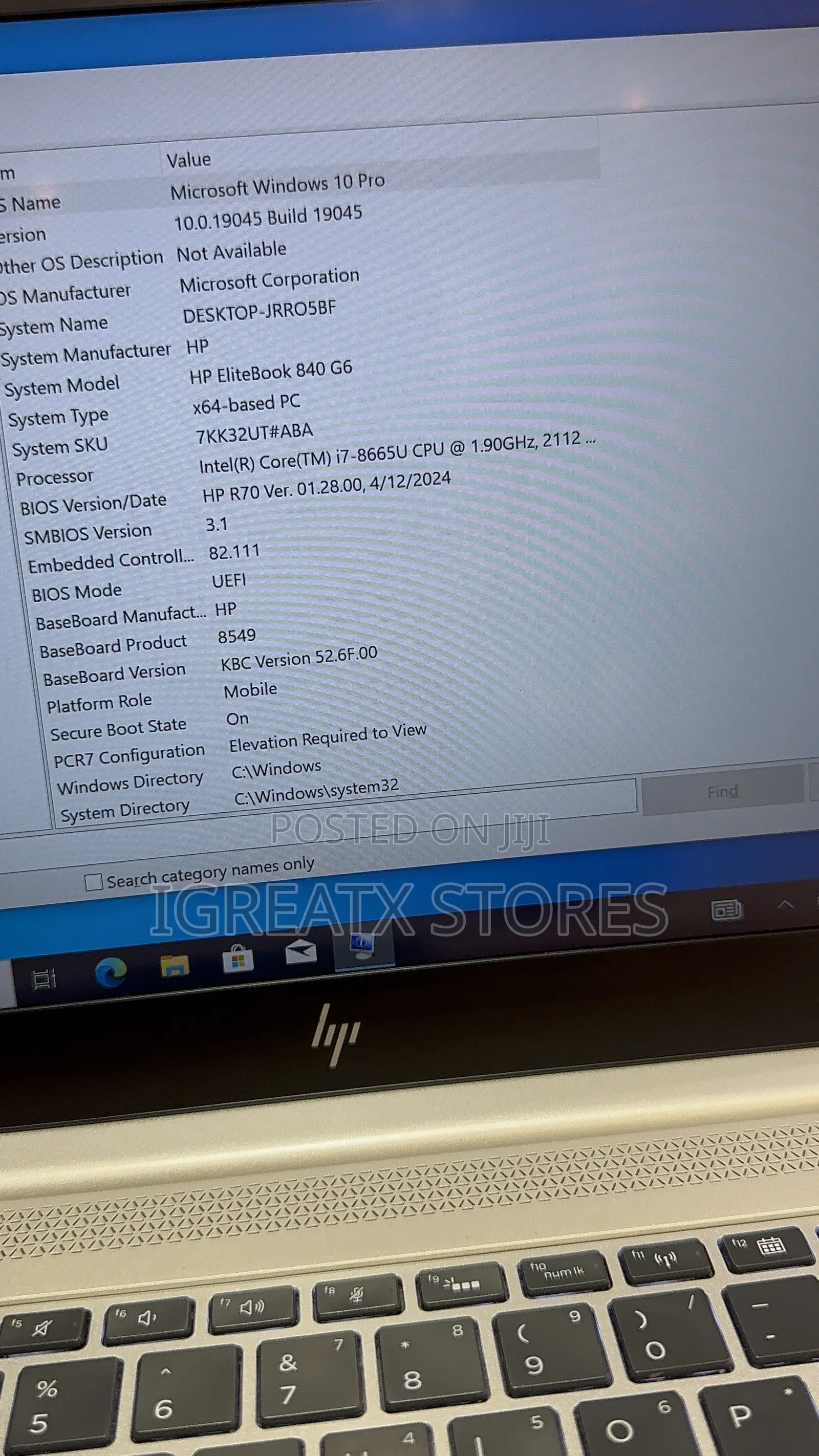 New Laptop HP EliteBook 840 G6 16GB Intel Core i7 SSD 256GB