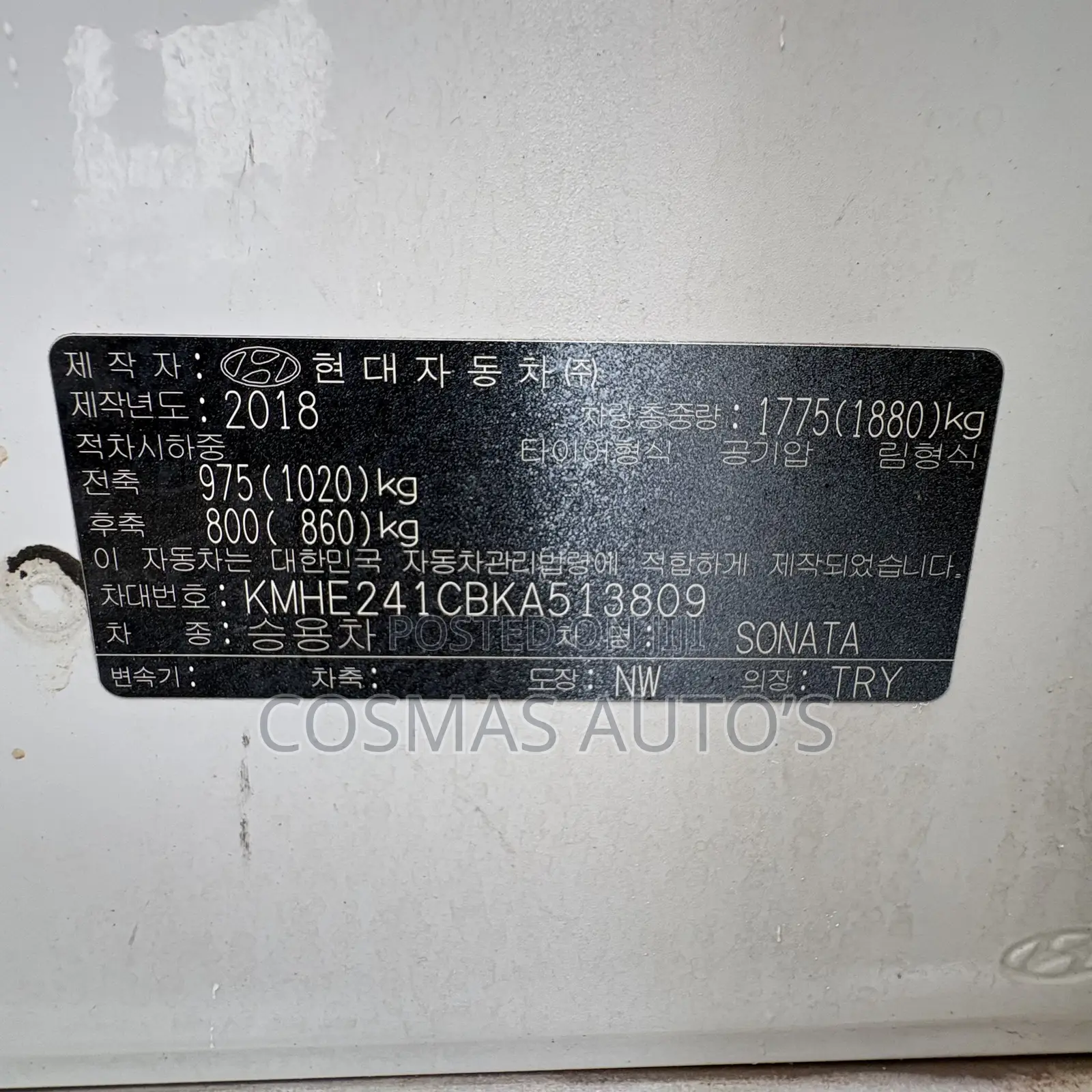 Hyundai Sonata 2018 White