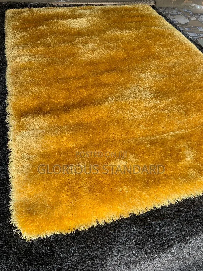 4 by 6 Center Rug With Wood Yellow