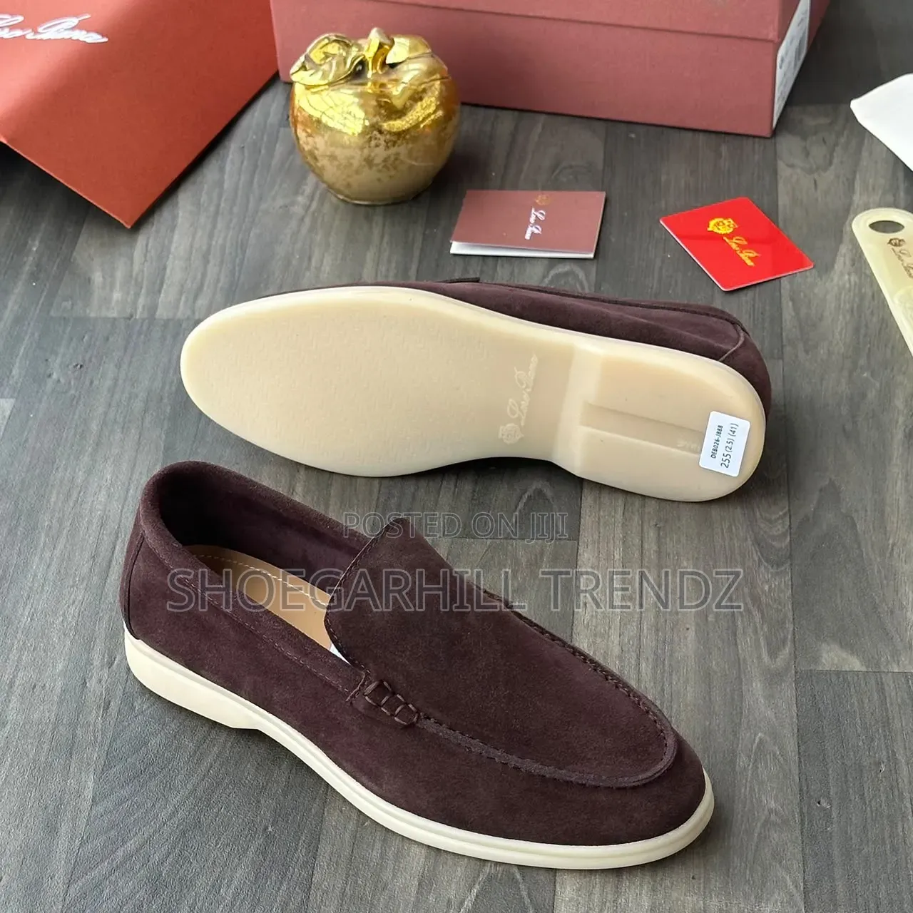 Men Shoe Loro Piana Suede Loafers | Soft and Flexible