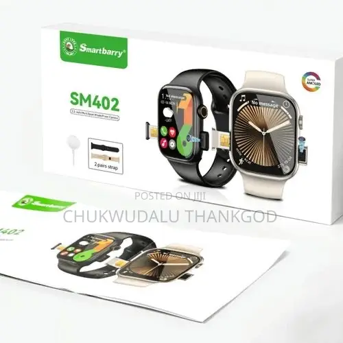 Smartbarry SM-402 Smart Watch, Super AMOLED Display, SIM Support