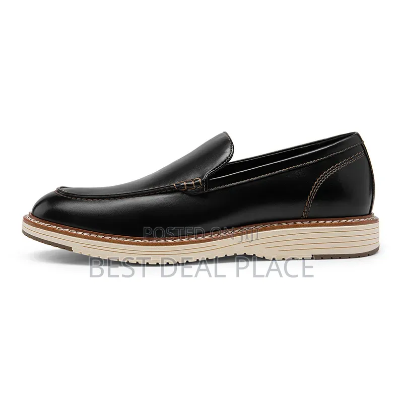 Bruno Marc Men's Moc-Toe Slip on Loafers