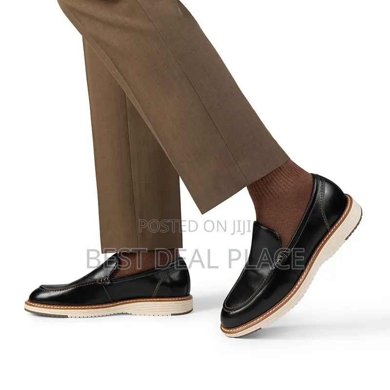 Bruno Marc Men's Moc-Toe Slip on Loafers