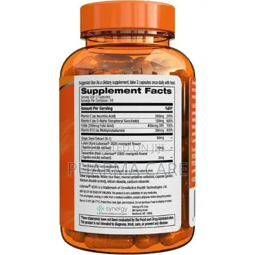 Macular Health Formula- 60 Count - Eye Vitamins for Macular Support