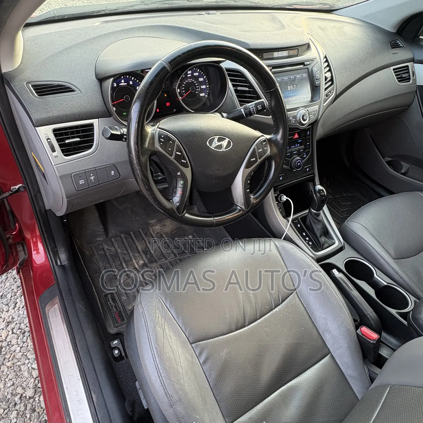 Hyundai Elantra Limited 4dr Sedan (1.8L 4cyl 6A) 2014 Red