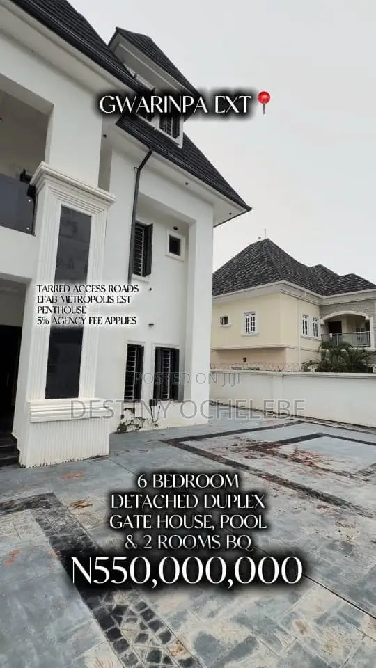 6bdrm Duplex in Gwarinpa Extension for sale