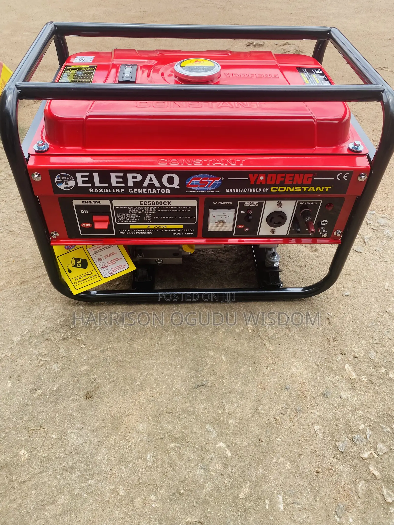 Original Constant Elepaq Manual 2.8kva Generator for Sale
