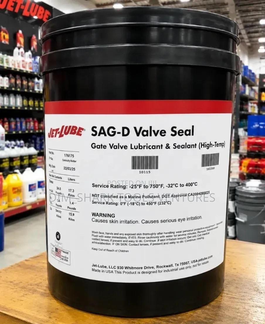 18litre Pail of Jet-Lube SAG-D Valve Seal