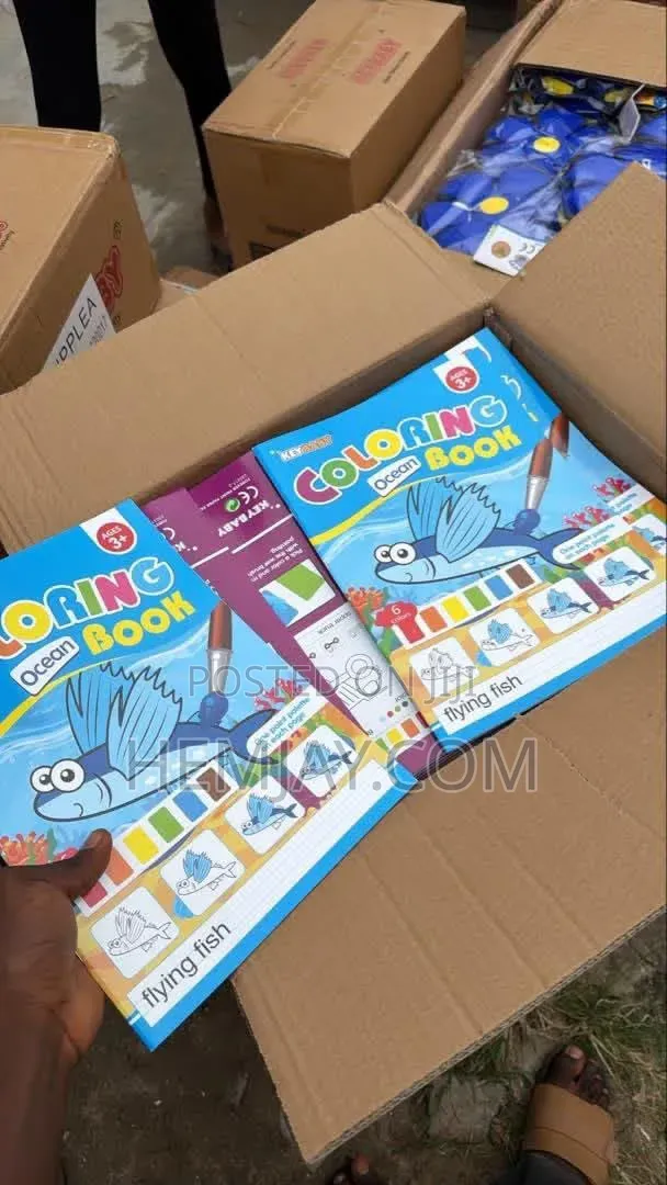 Children Coloring Books With Additional Free Paint...