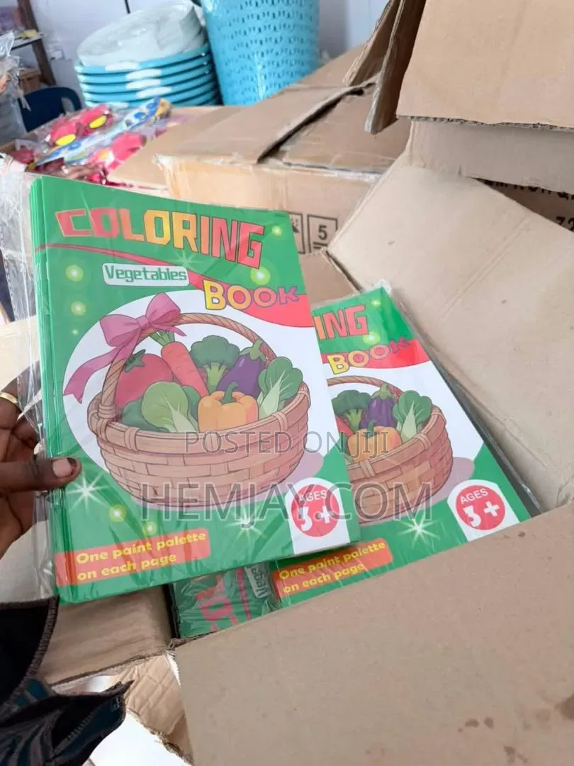Children Coloring Books With Additional Free Paint...