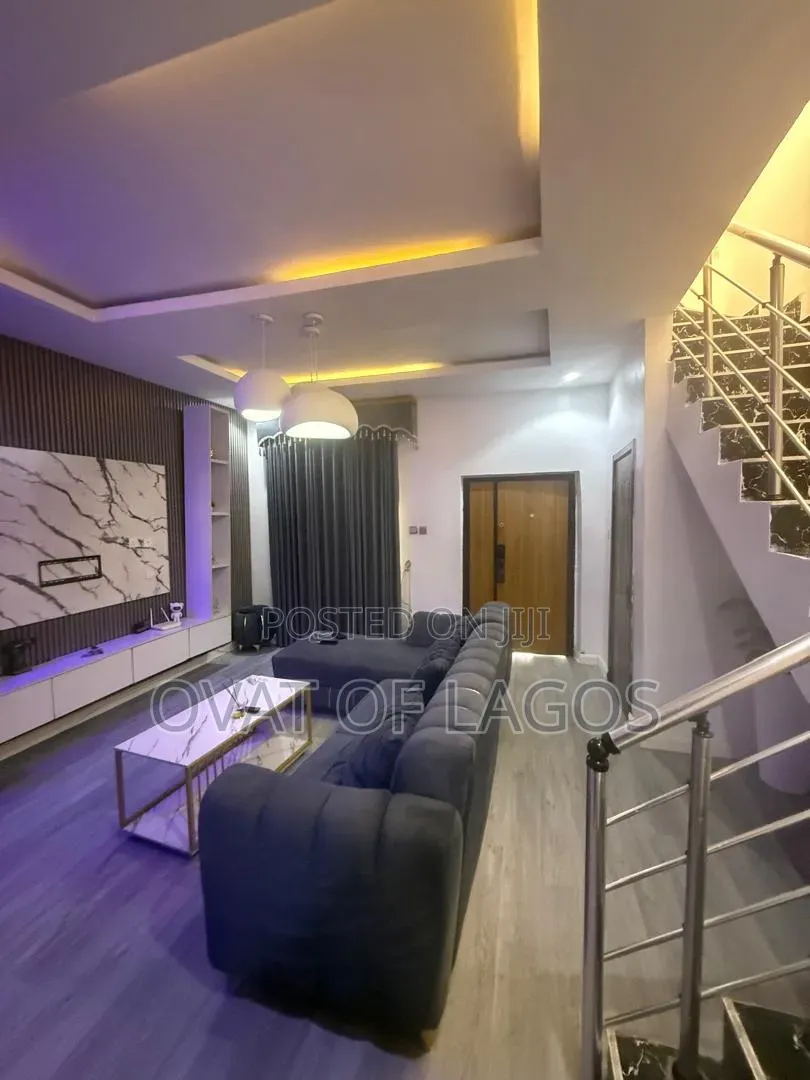 Furnished 4bdrm Duplex in Ikota for rent
