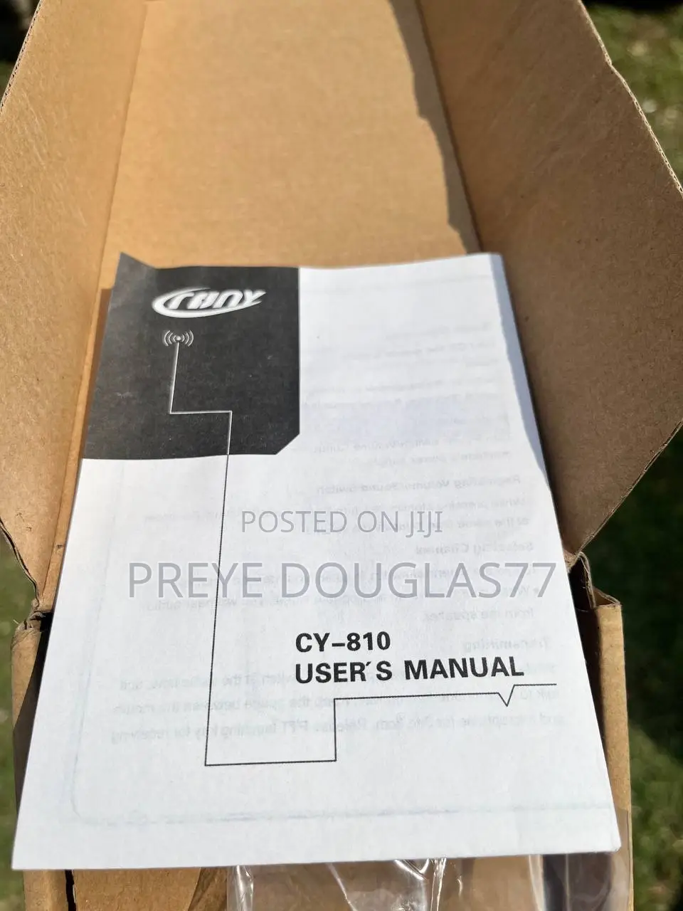 Brand New Crony CY 810 Professional Walkie Talkie