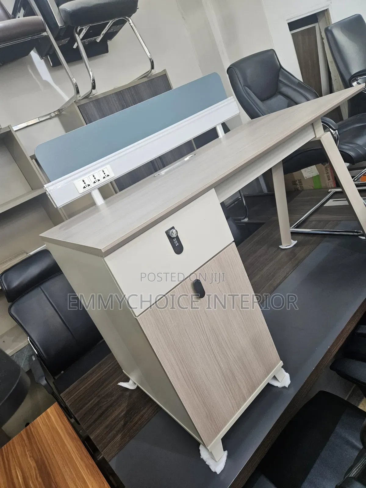 Luxury Modern Office Table With Code Charging Point