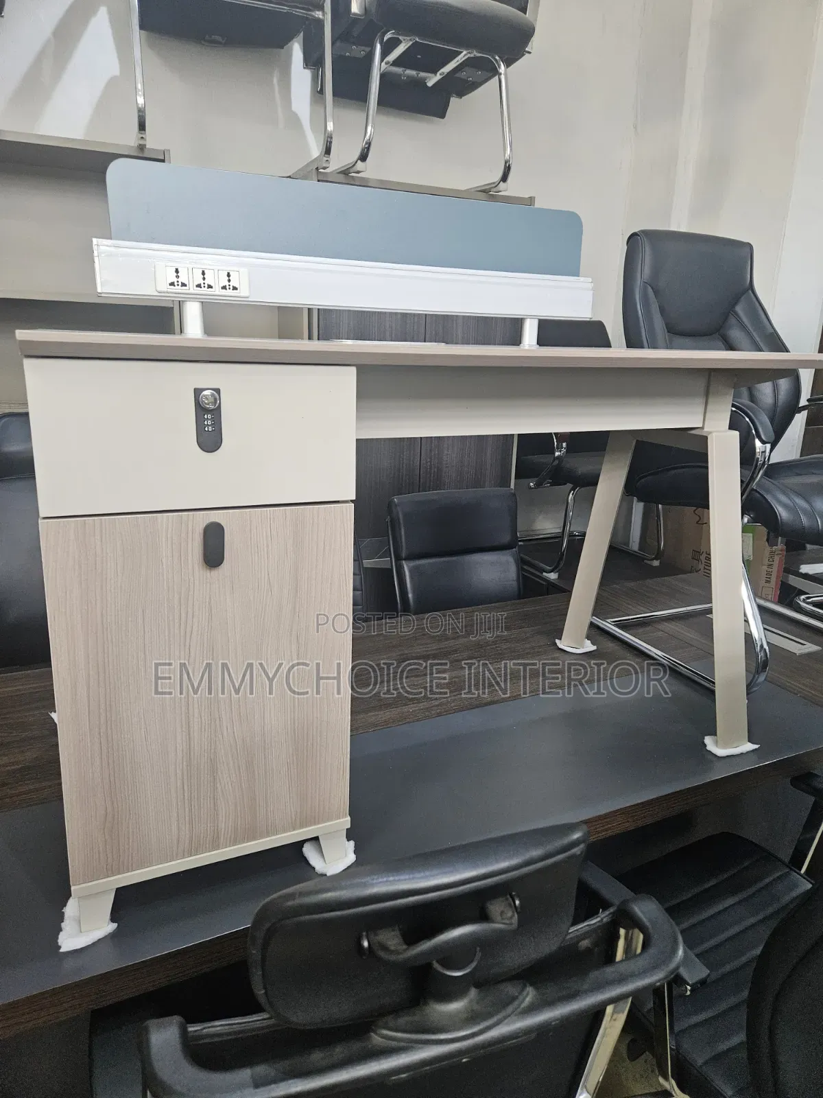 Luxury Modern Office Table With Code Charging Point