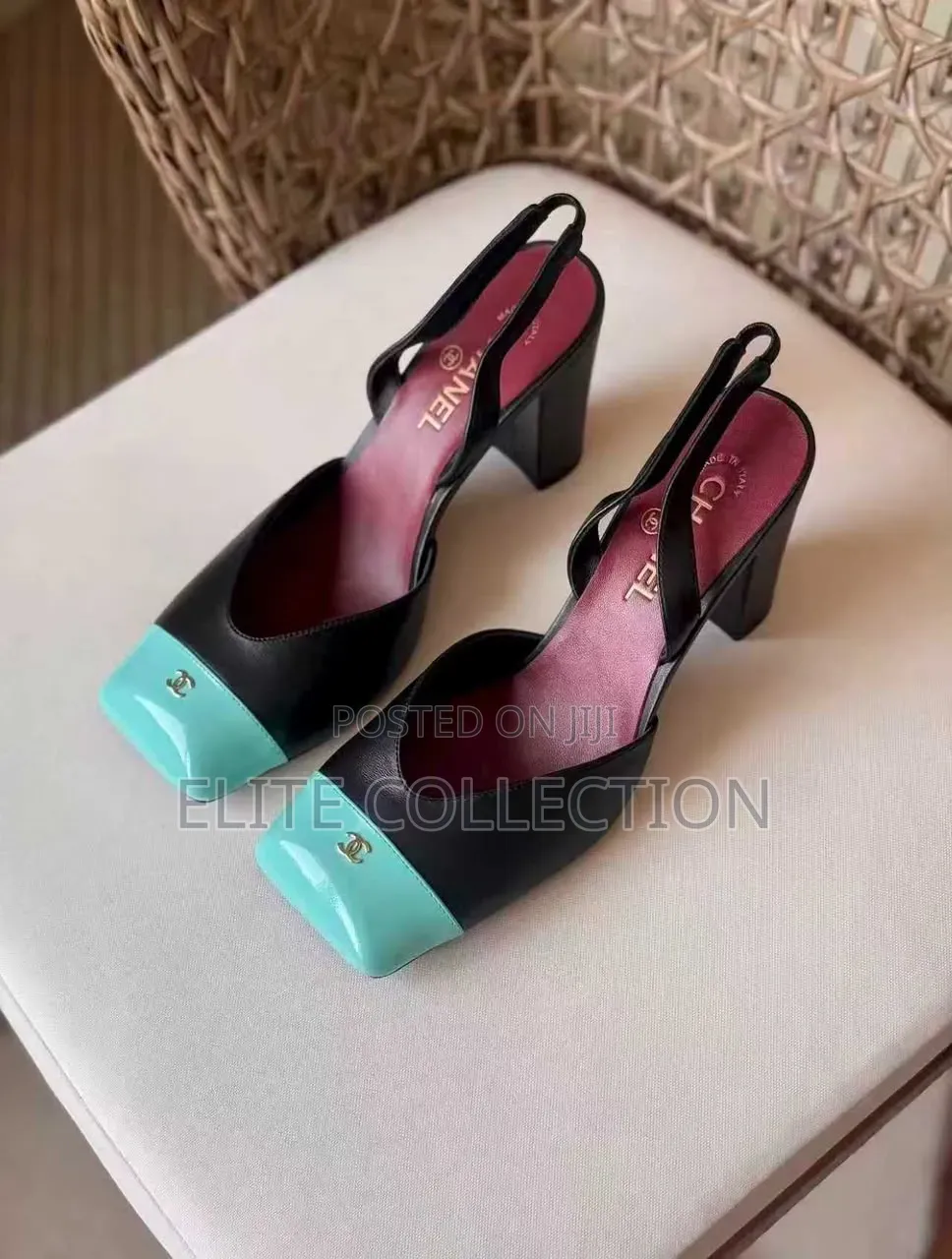 Luxury Chanel Heels Size Range: 37 38 39 40 41 
Fully Boxed