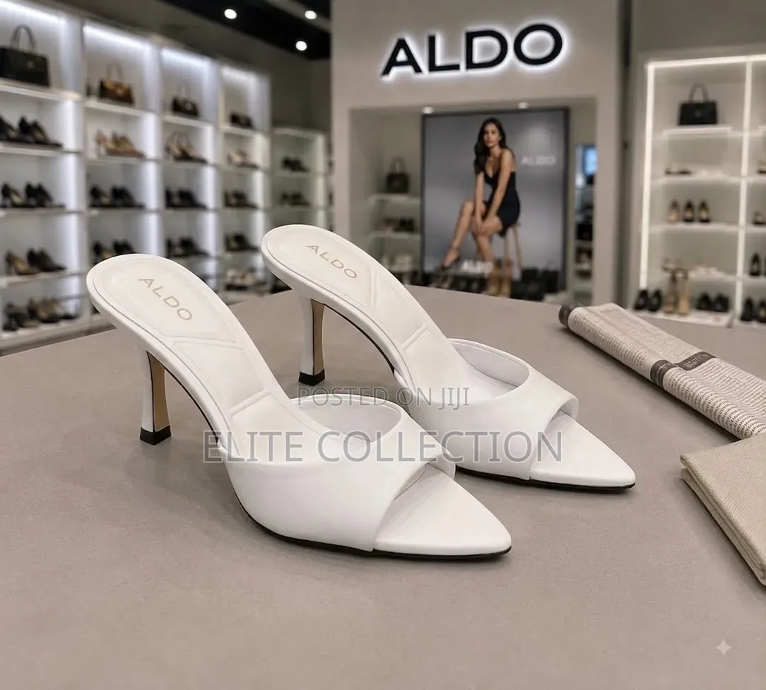 Aldo Patent With Pointed Toes Mules Available Size:  37-42