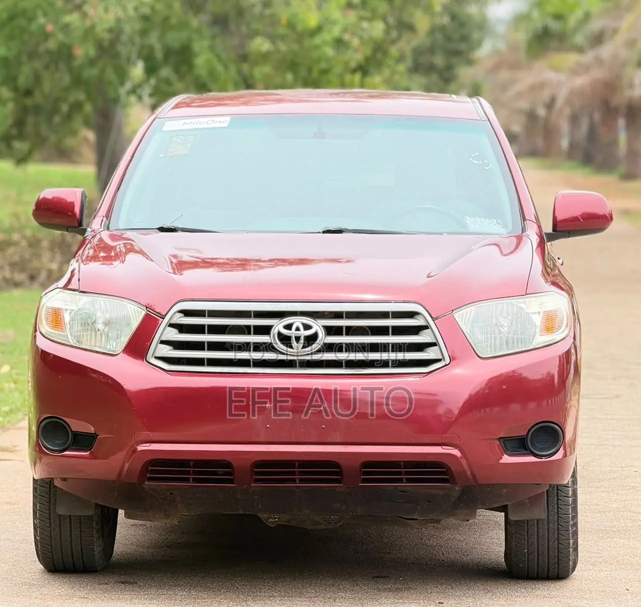 Toyota Highlander 2008 Burgundy