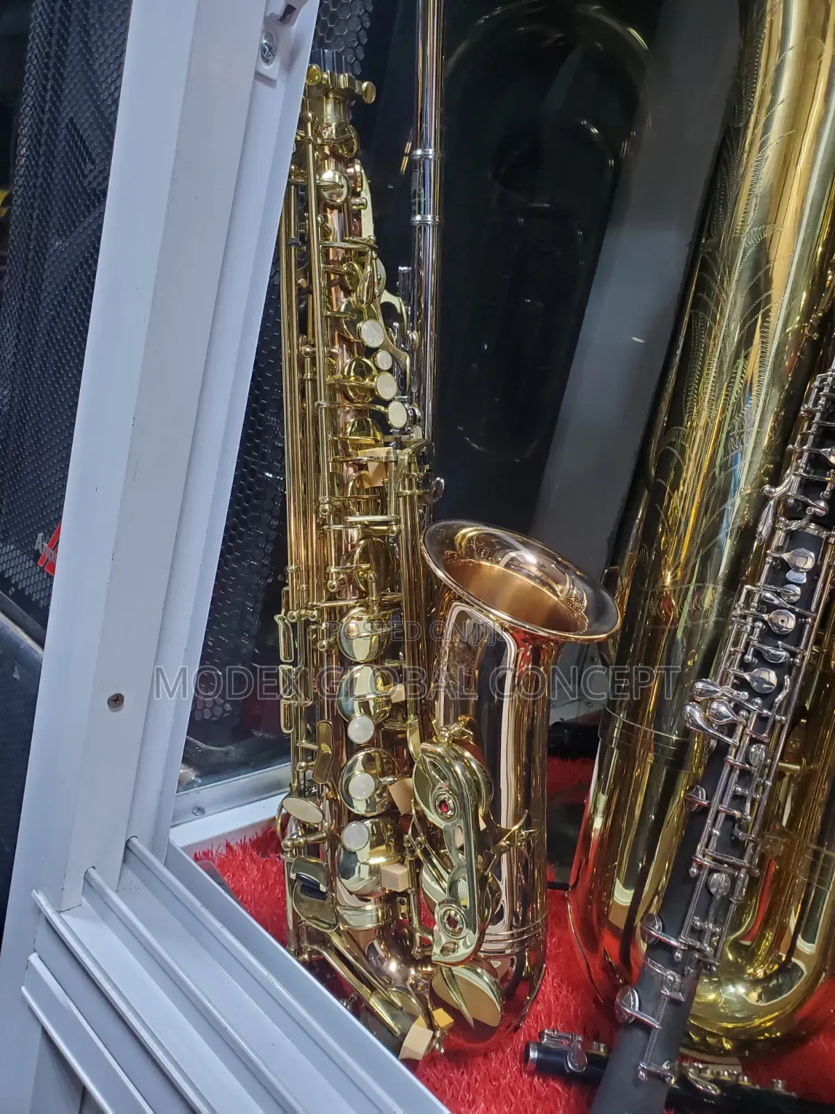 Gold-Lacquered E-Flat Alto Saxophone ๐ท