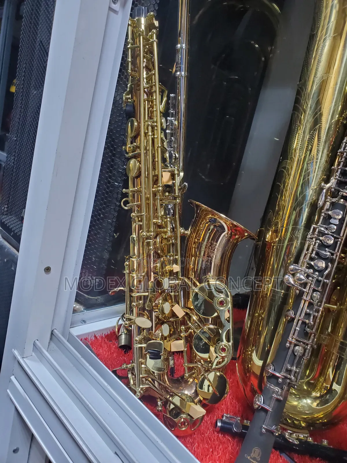 Gold-Lacquered E-Flat Alto Saxophone ๐ท