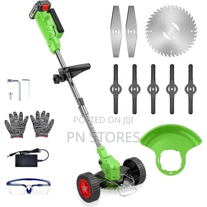 Rechargeable Lawn Mower Grass Cutter With Wheels