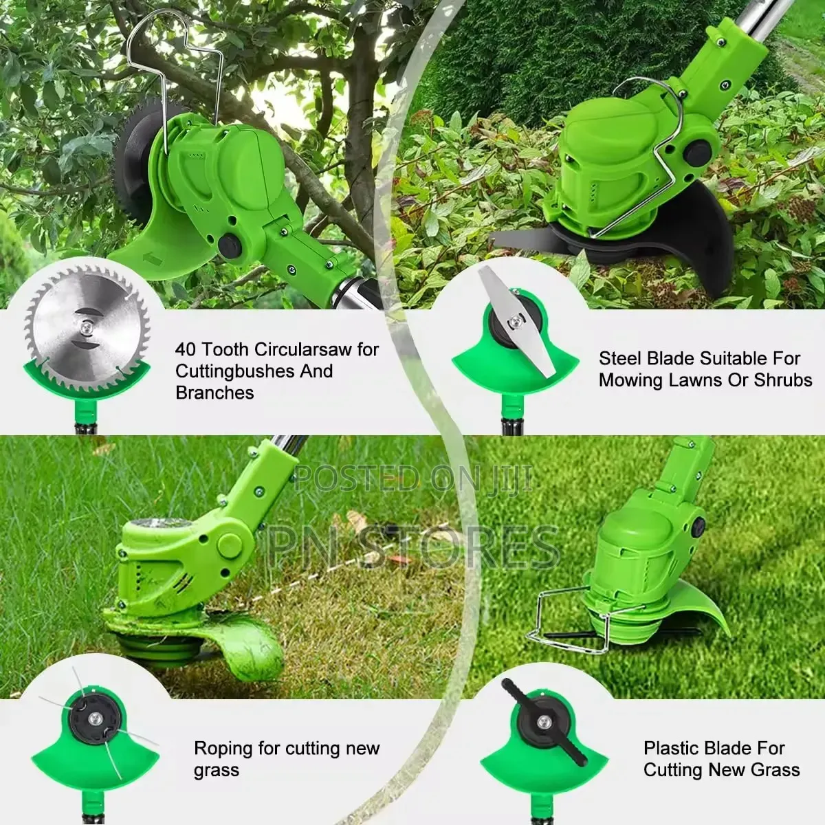 Rechargeable Lawn Mower Grass Cutter With Wheels