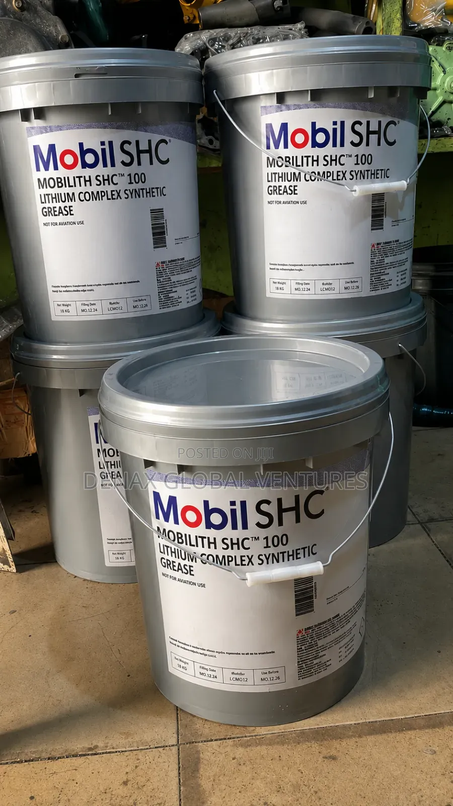 Mobil Mobilith SHC 100 Synthetic Grease 16kg