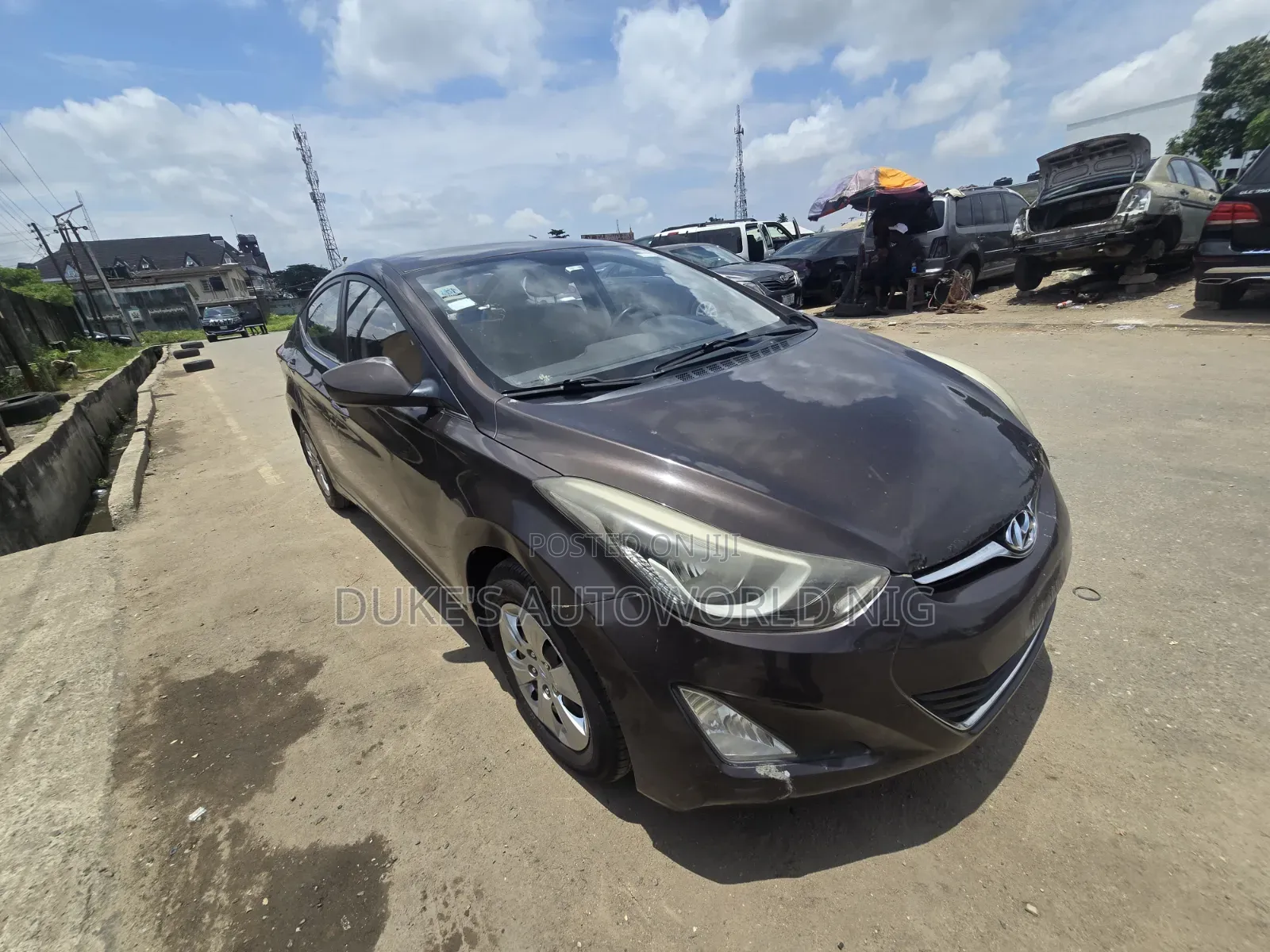 Hyundai Elantra Limited PZEV 4dr Sedan (1.8L 4cyl 6A) 2015 Brown