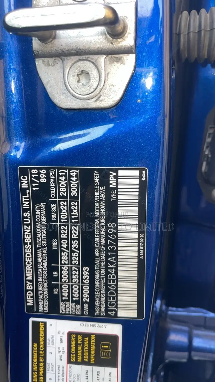 Mercedes-Benz GLE-Class AMG GLE 43 4MATIC 2019 Blue
