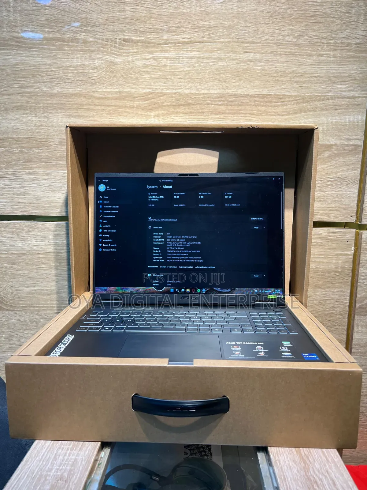 Laptop Asus TUF Gaming F16 32GB Intel Core i7 SSD 1T