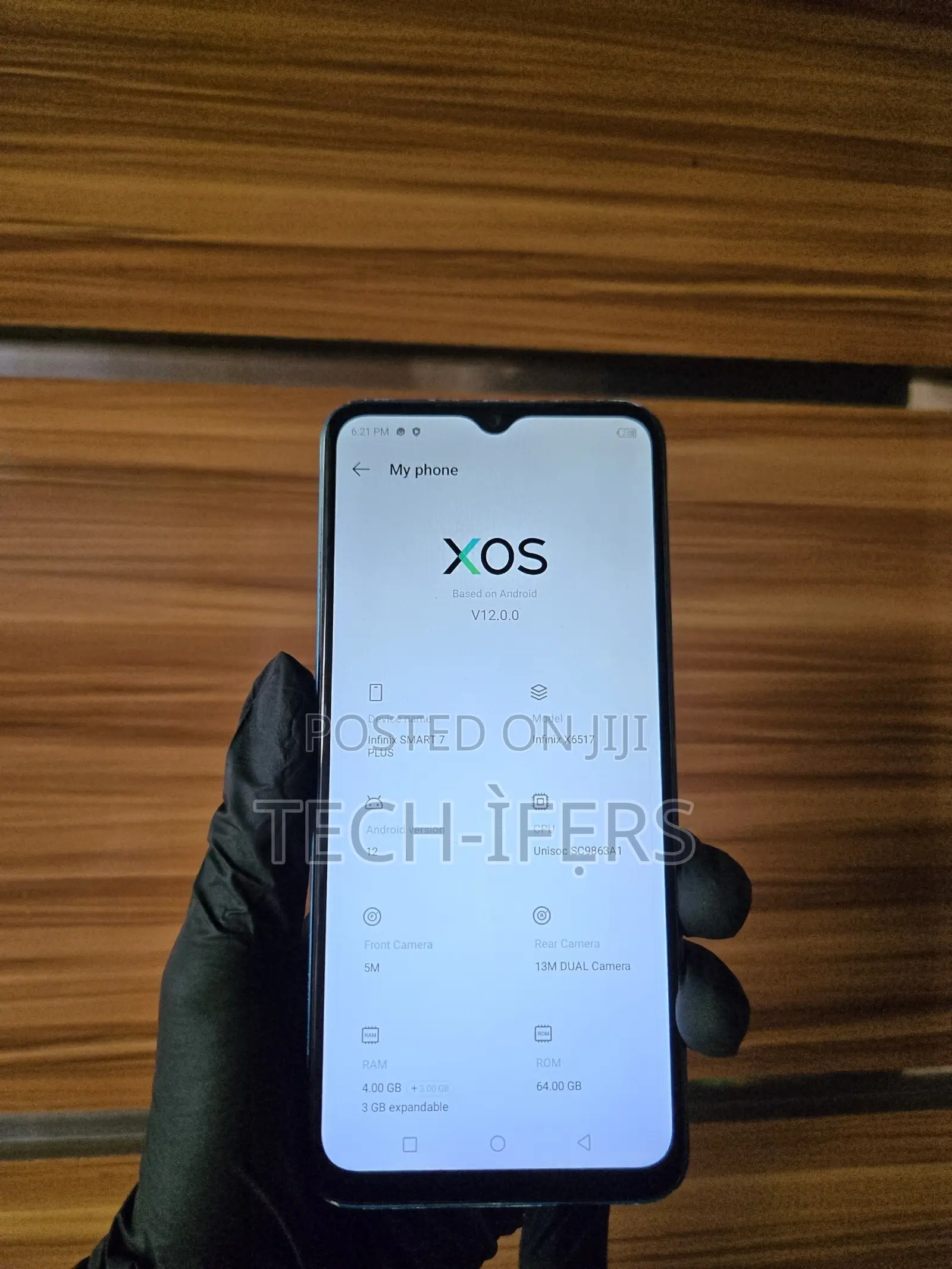Infinix Smart 7 Plus 64 GB Blue