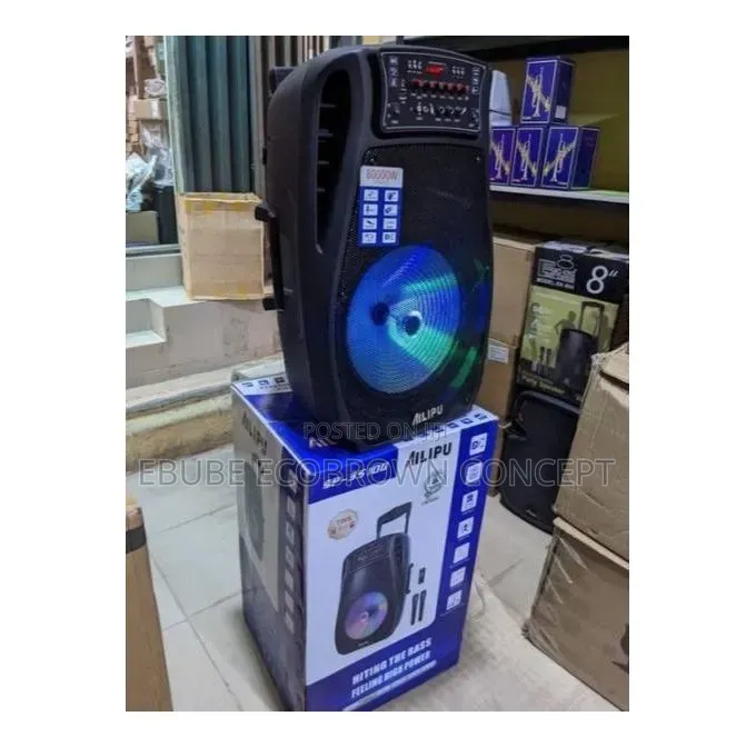 AILIPU 15" Bluetooth Rechargeable Wireless Public Address System