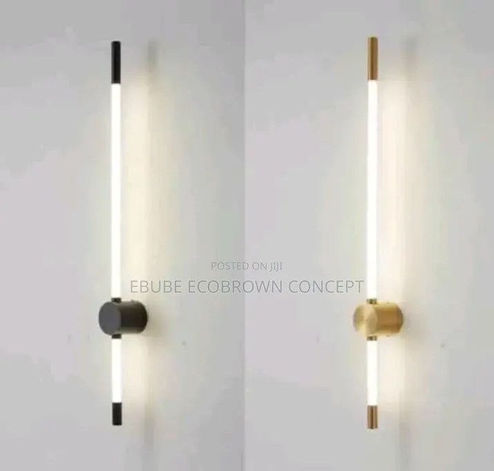 TV Console Wall Bracket Lamp Light Available Gold and Black Body