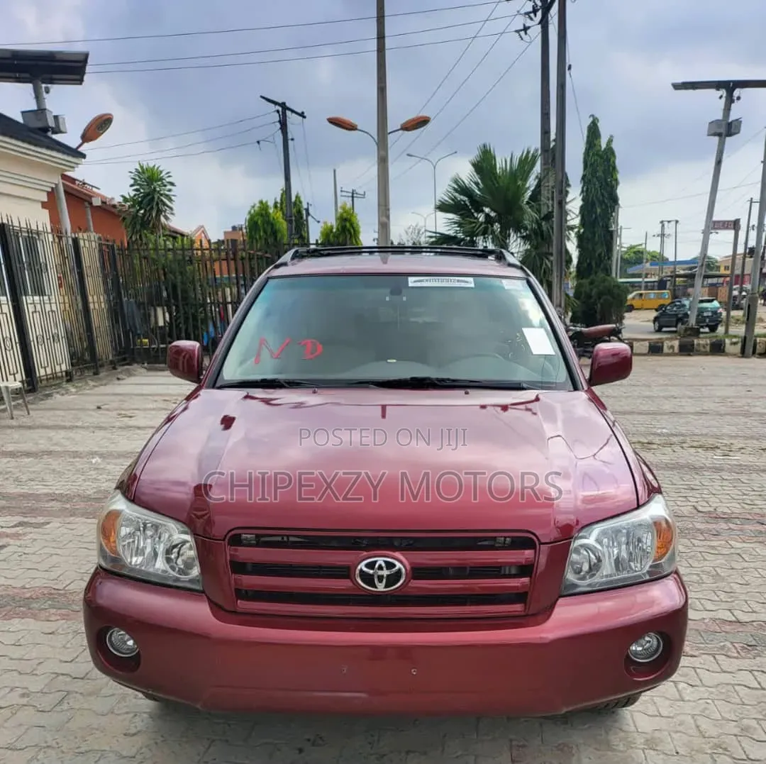 Toyota Highlander 2004 Red