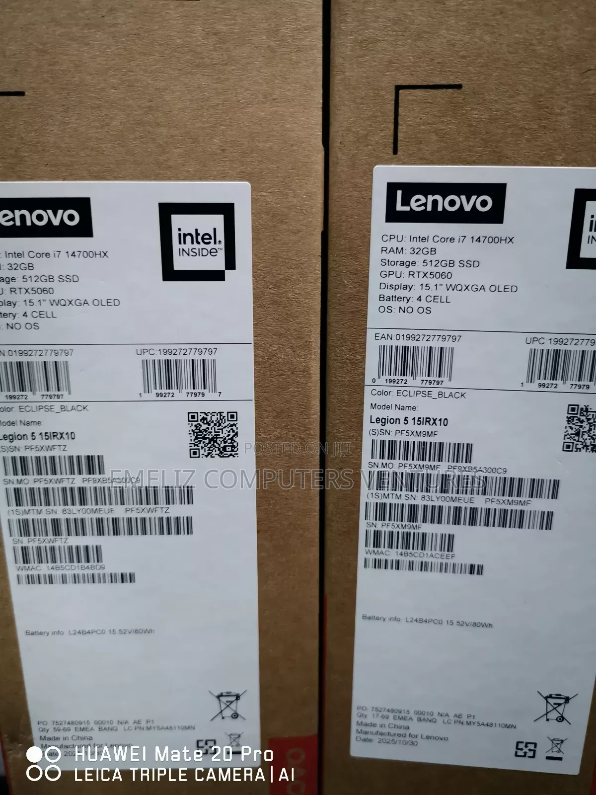 New Laptop Lenovo Legion 5i 32GB Intel Core i7 SSD 512GB