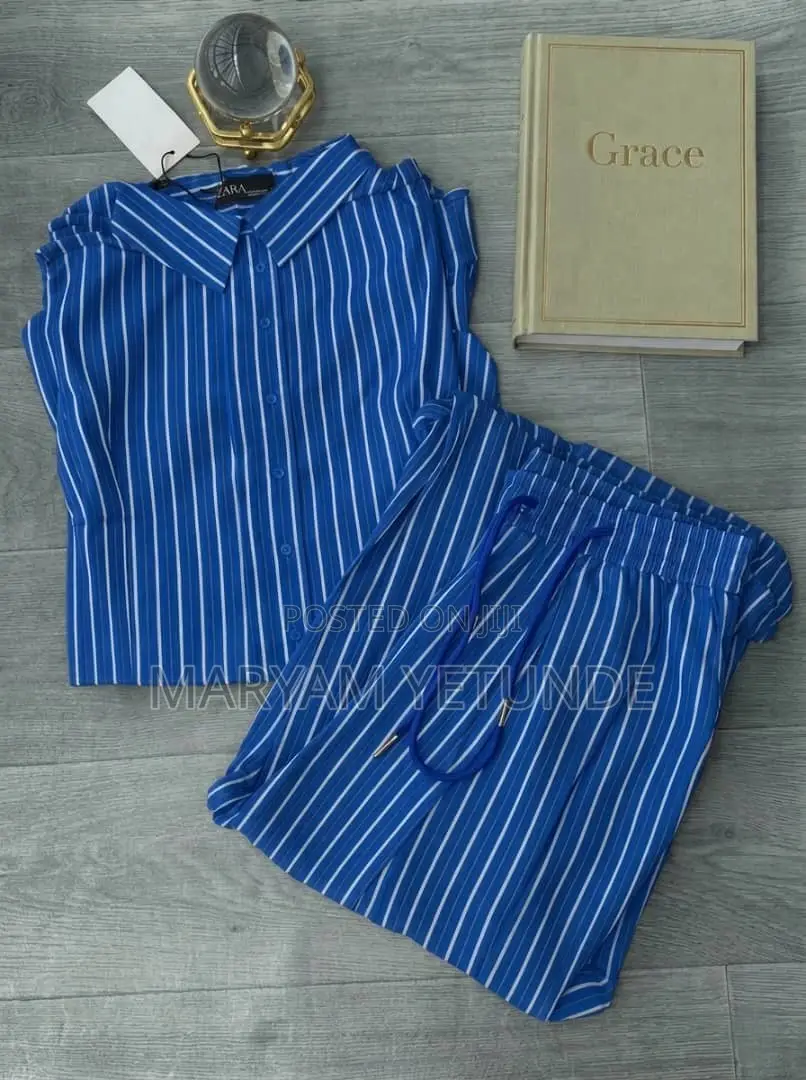 Quality Luxury Lux Stripe Up and Down Set