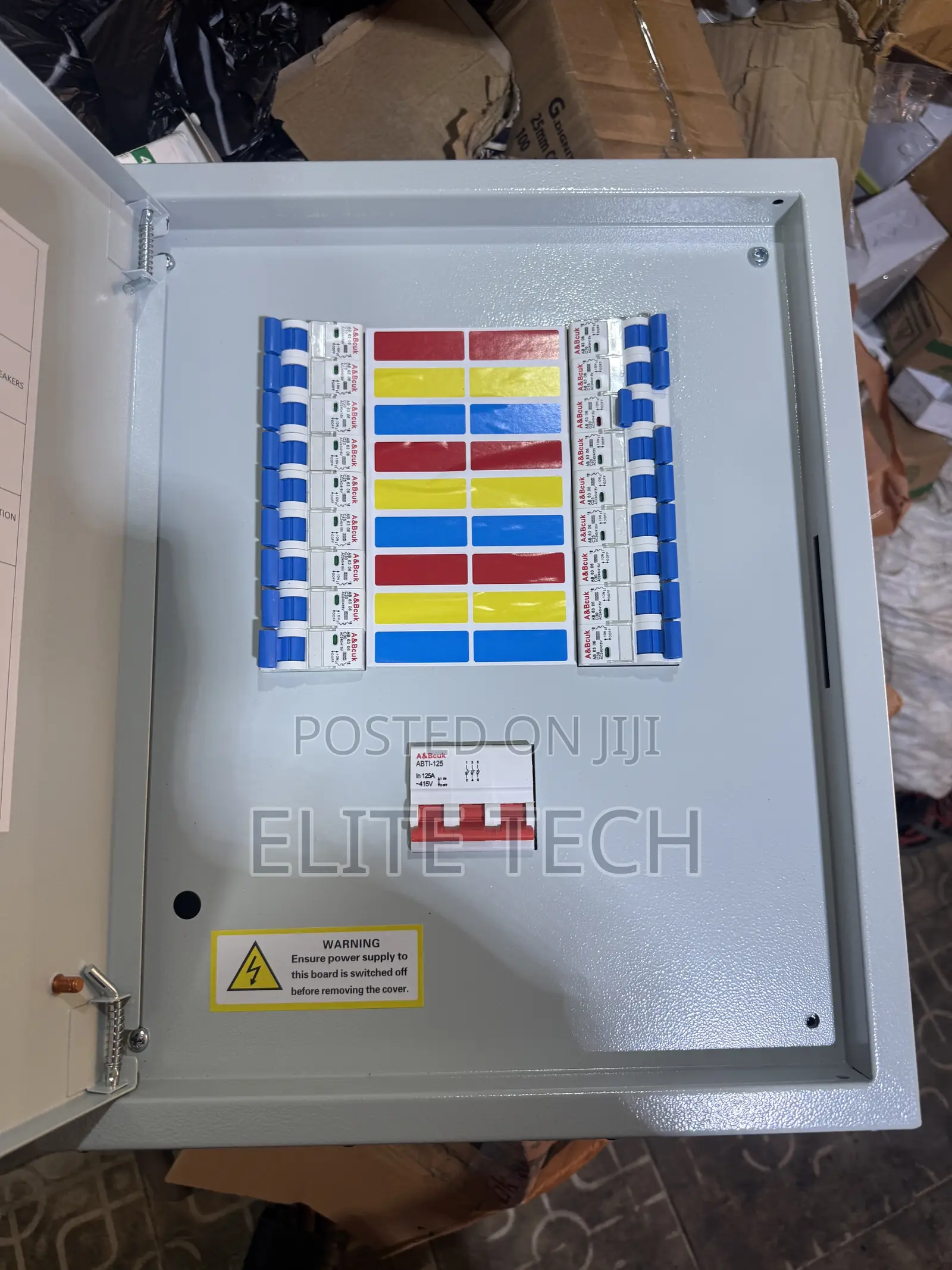 Original D6 TPN Distribution Board (A&B UK Spec) – 3 Phase