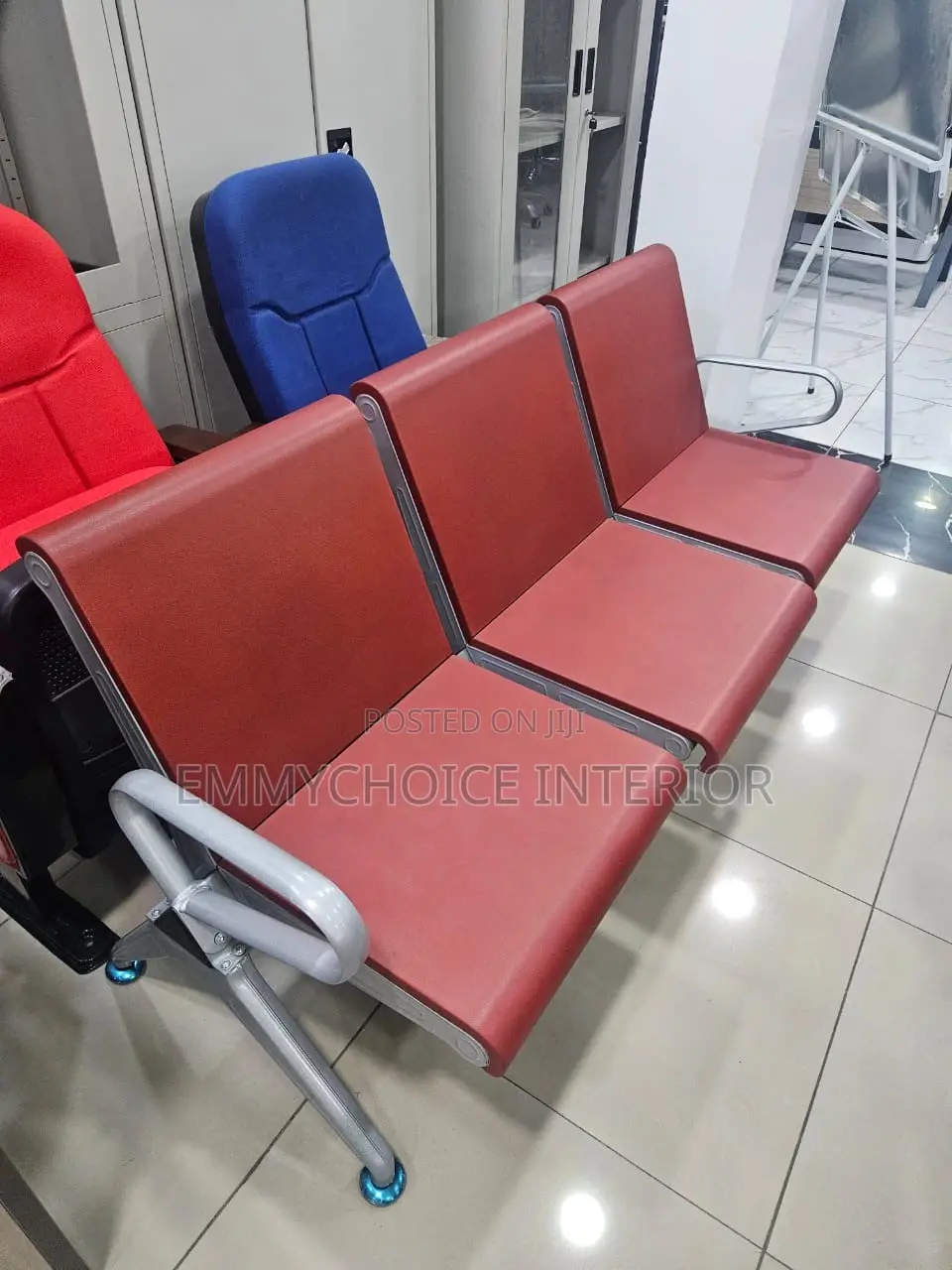 3 in 1 Office Reception Chair, Waiting Chair for Visitors