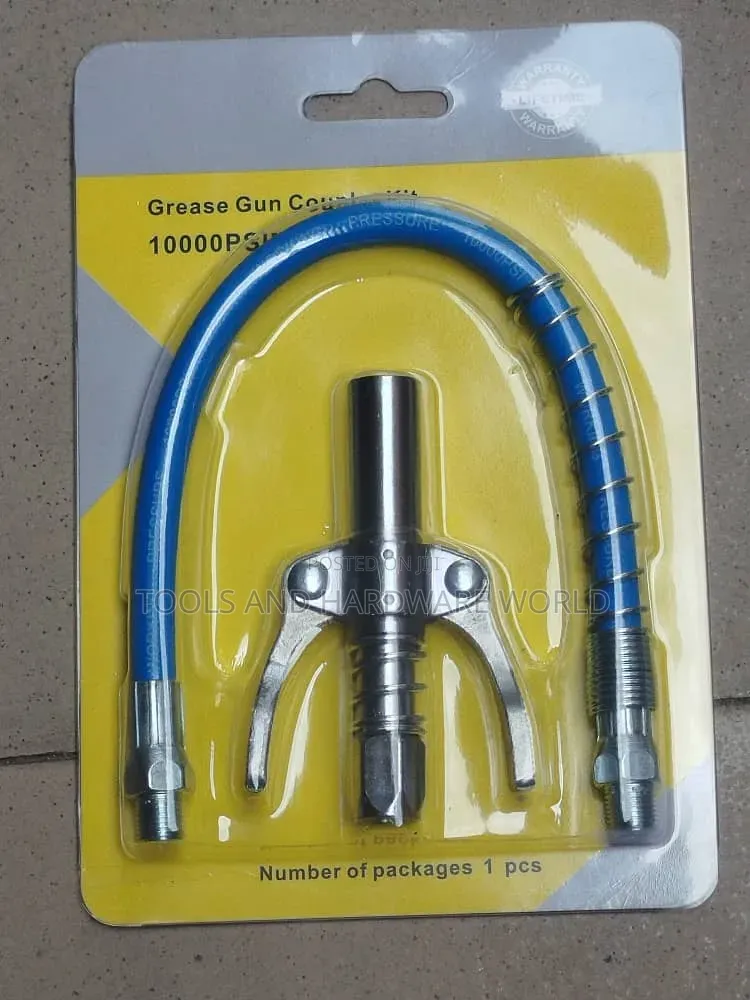 Grease Gun Coupler With Hose