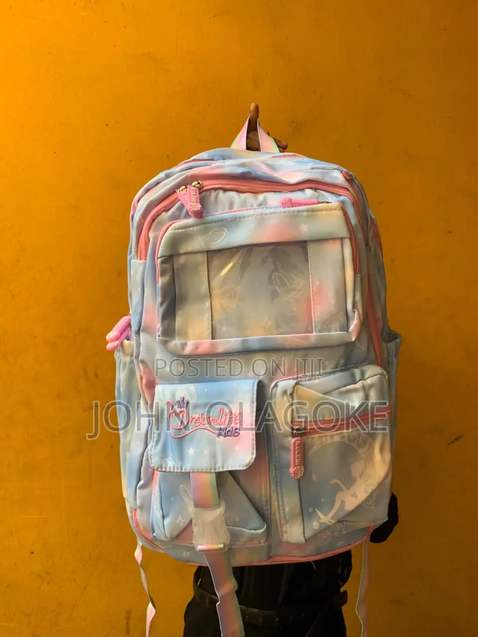 Disney Sesame Stargirl School Bag Backpack With Labubu Teddy