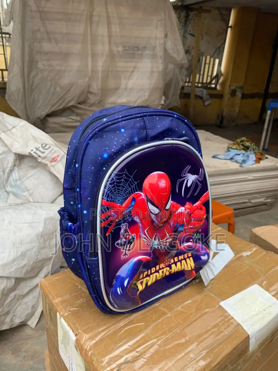 Poka Kiddes Character Bag Spiderman