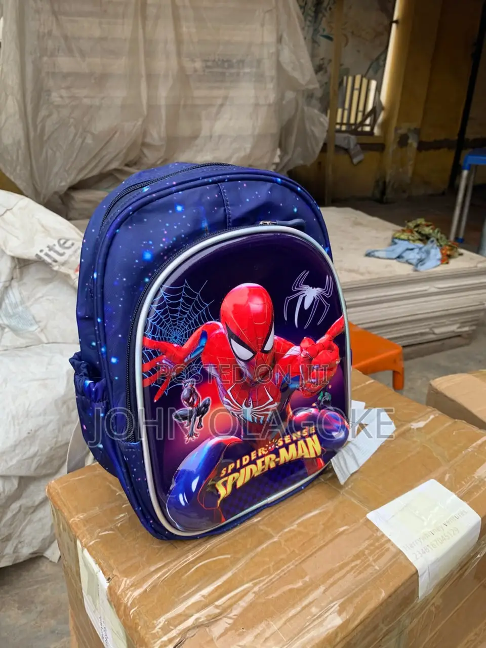 Poka Kiddes Character Bag Spiderman
