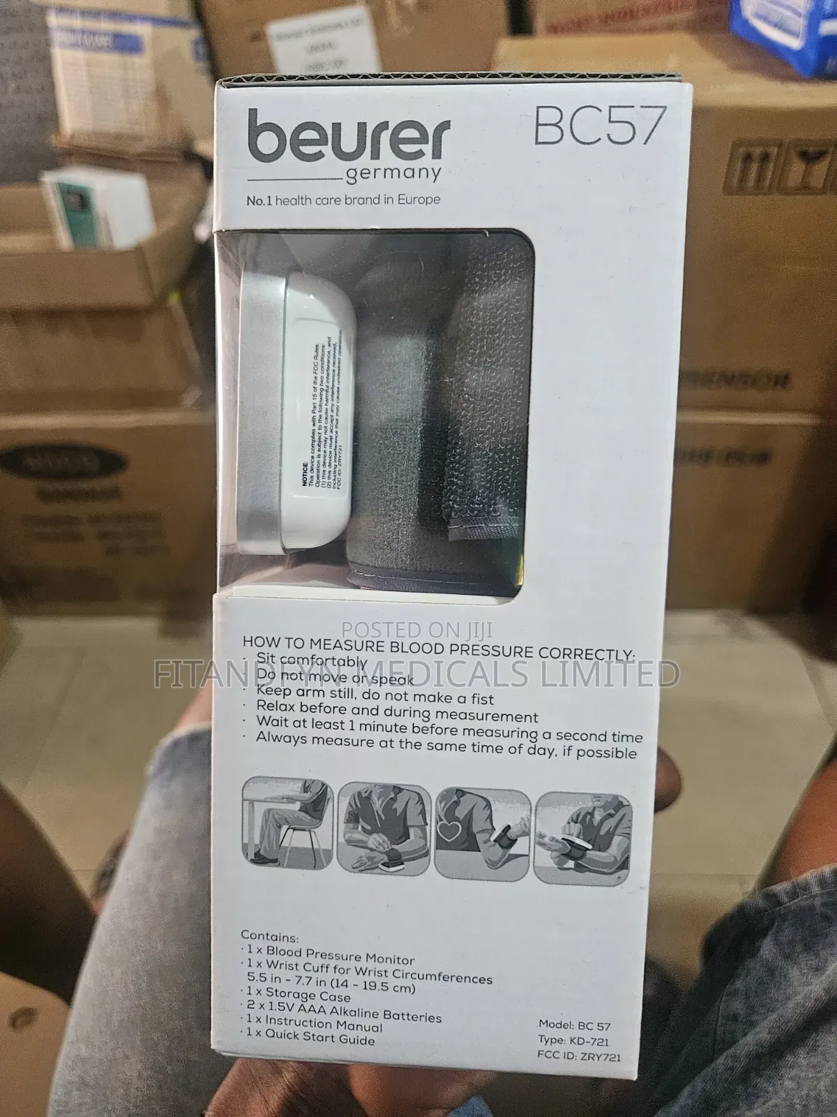 Wrist Blood Pressure Monitor Beurer