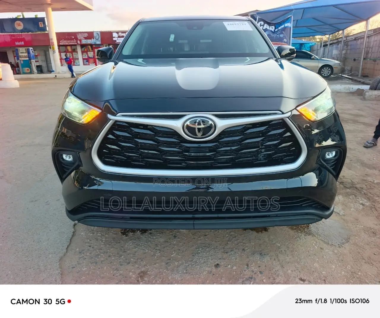 Toyota Highlander L 2022 Black