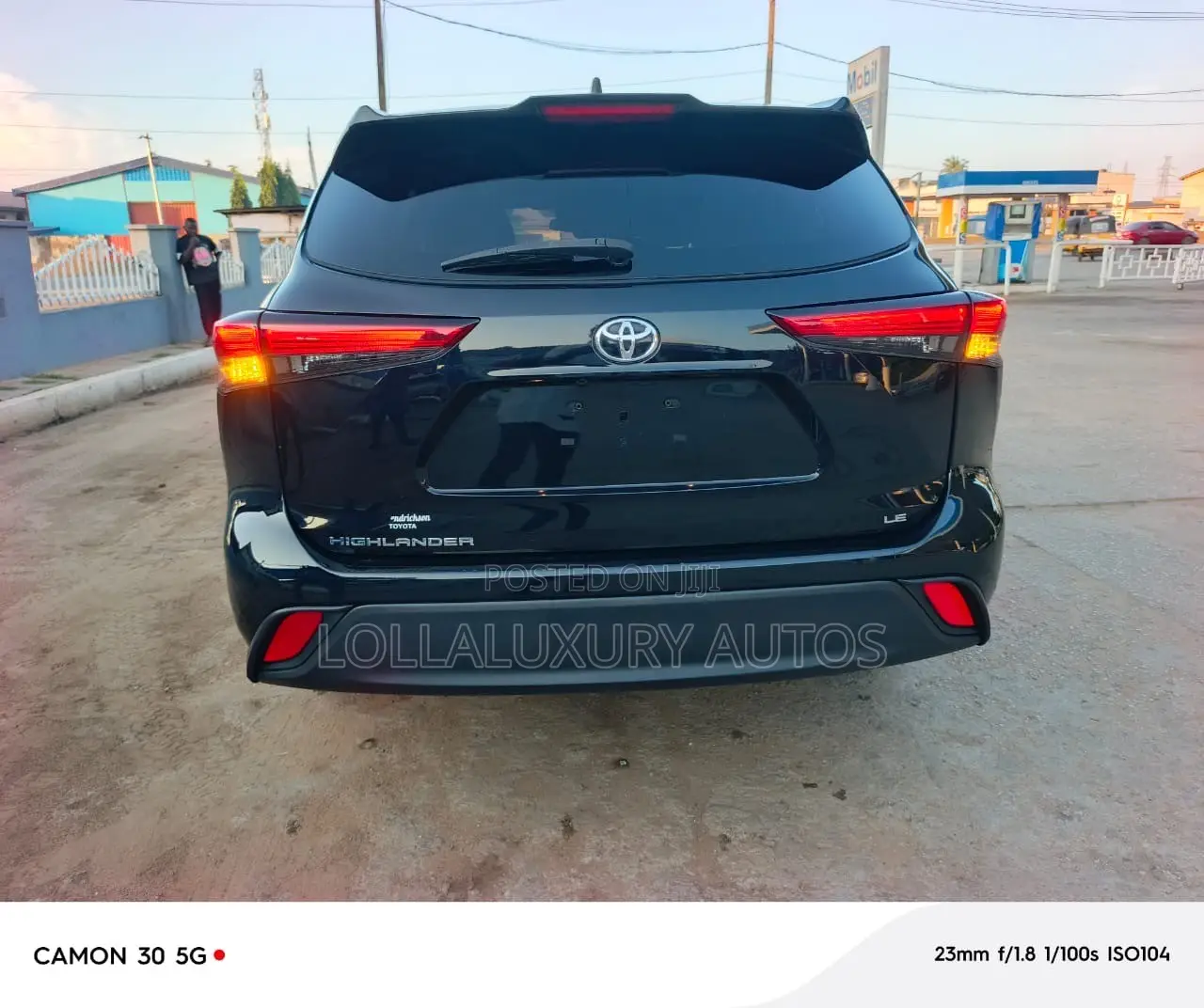 Toyota Highlander L 2022 Black