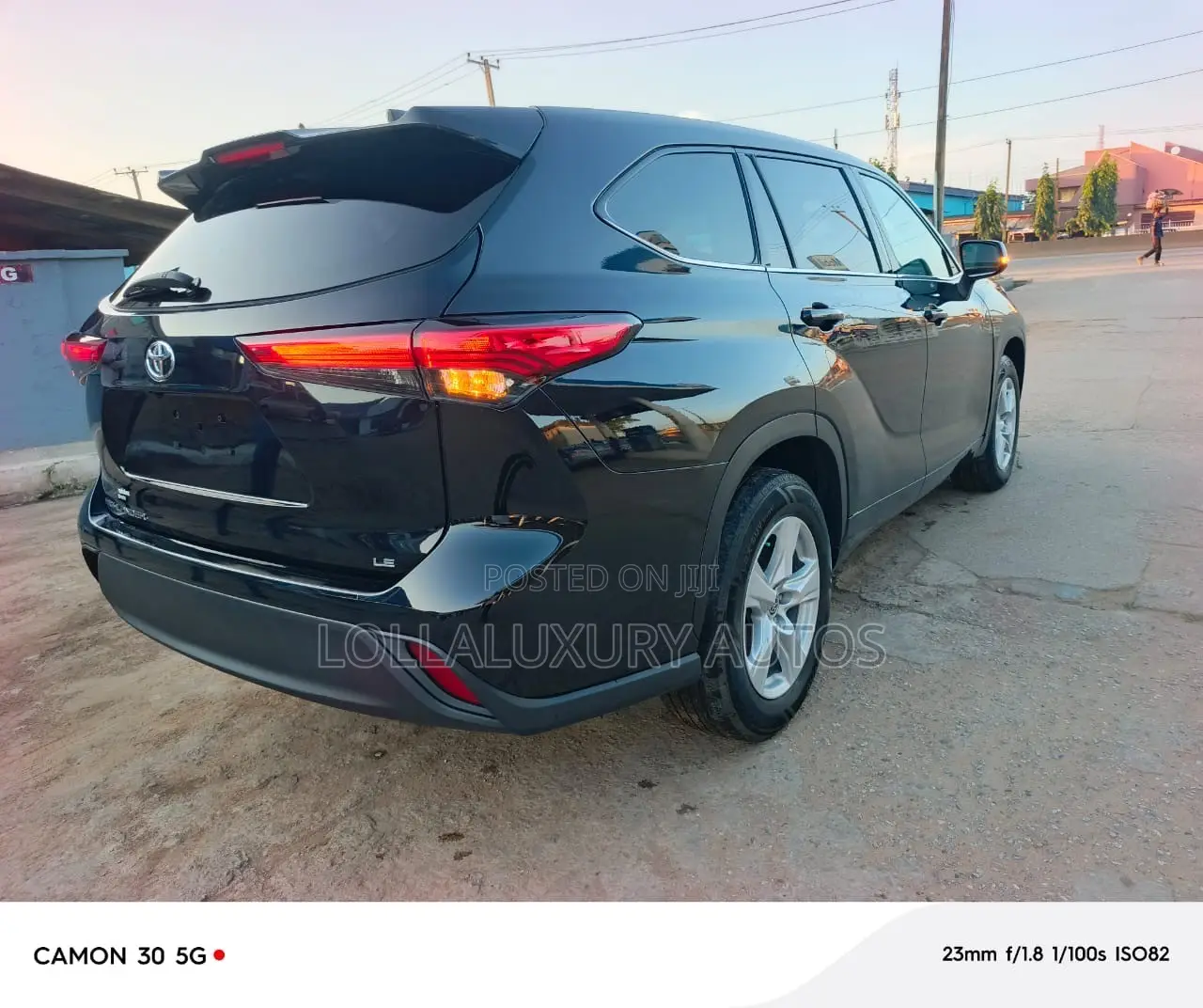 Toyota Highlander L 2022 Black