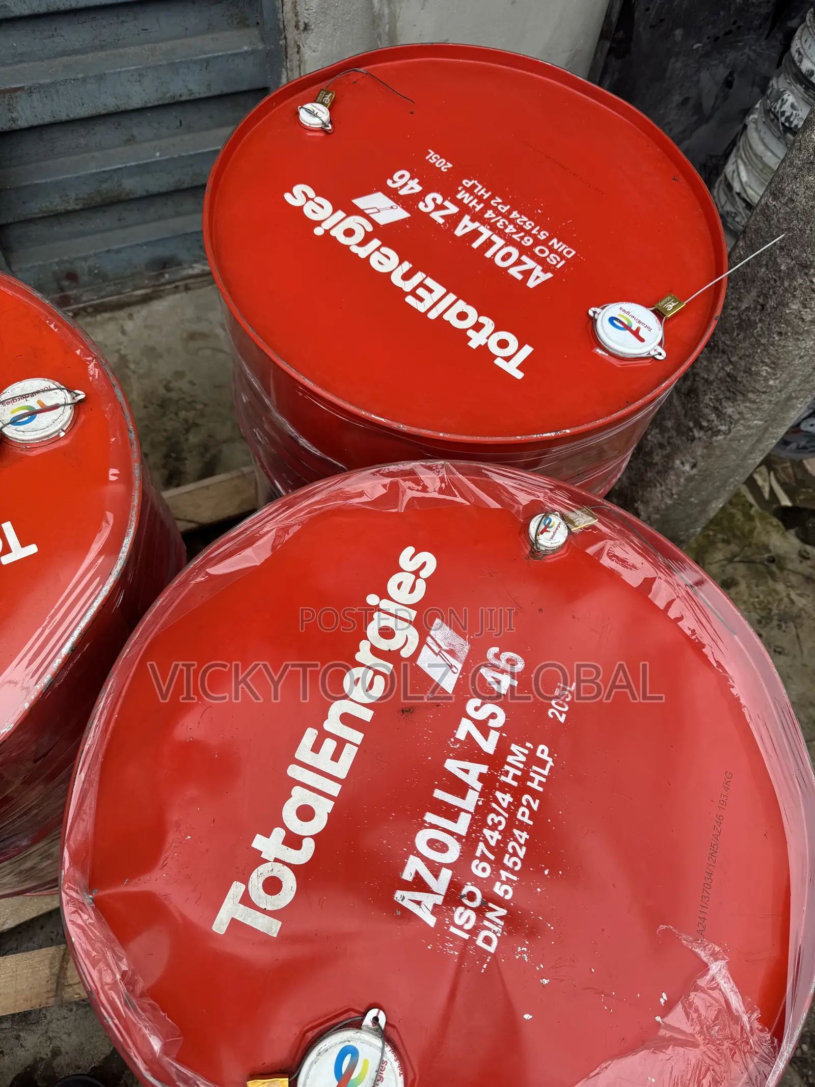 Totalenergies Azolla Zs 46 Hydraulic Oil Drum
