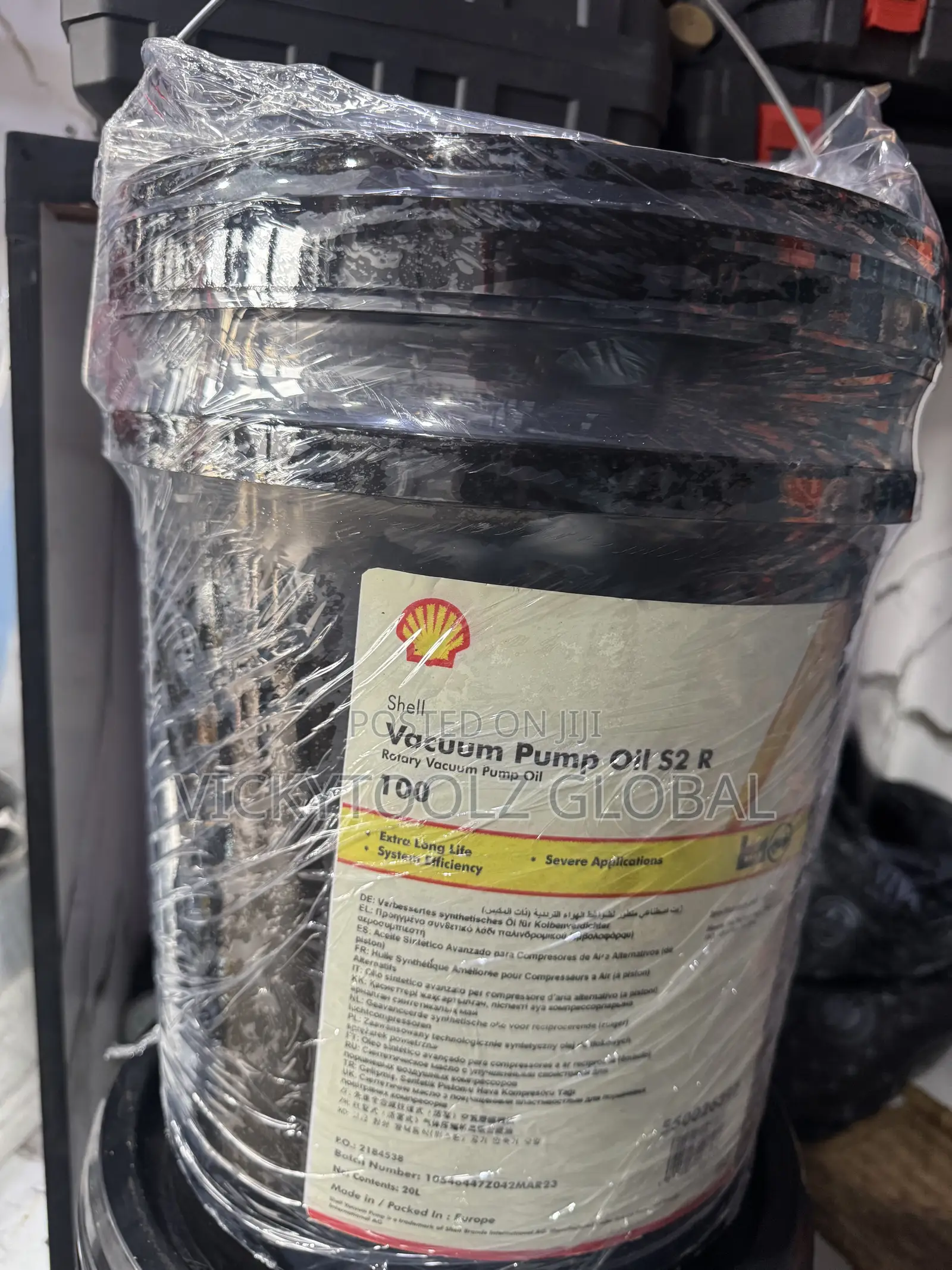Shell Vacuum Pump Oil S2 R 100 Vacuum Pump Oil 20liters